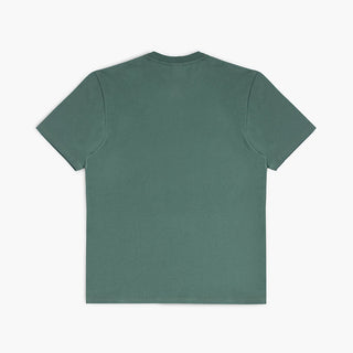 back view of ciele athletics unisex ORTShirt with the LE logo in turquoise color
