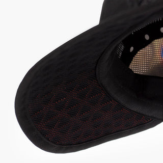 underbim detail view of ciele athletics GOCap solar unisex running hat from the Elite collection in shadowsphinx color