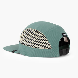 back view of ciele athletics GOCap longbrim unisex running hat with longer brim from the Lifestyle Edition collection, in silver pine color