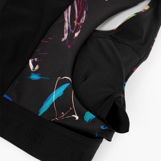 close up of the removable pads included in the ciele athletics QCKBra running bra from the summer nights limited edition