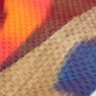 close up of the fabric of the ciele athletics lightweight, race ready and performance driven Singlet for womens named RDCRPSinglet in sphinx color