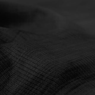close up view of the fabric of the ciele athletics lightweight, race ready and performance driven short named RDShort in shadowsphinx color