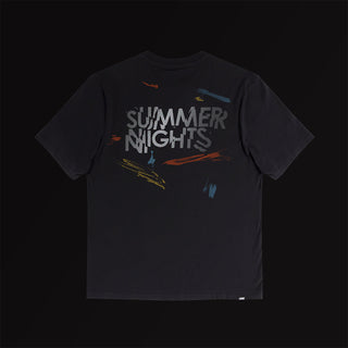 back view of ciele athletics unisex ORTShirt from the summer nights limited edition collection, focusing on reflective elements