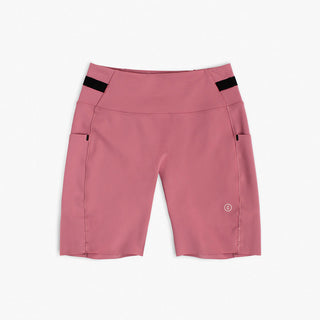 front view of ciele athletics FSTTight short running short in deco rose